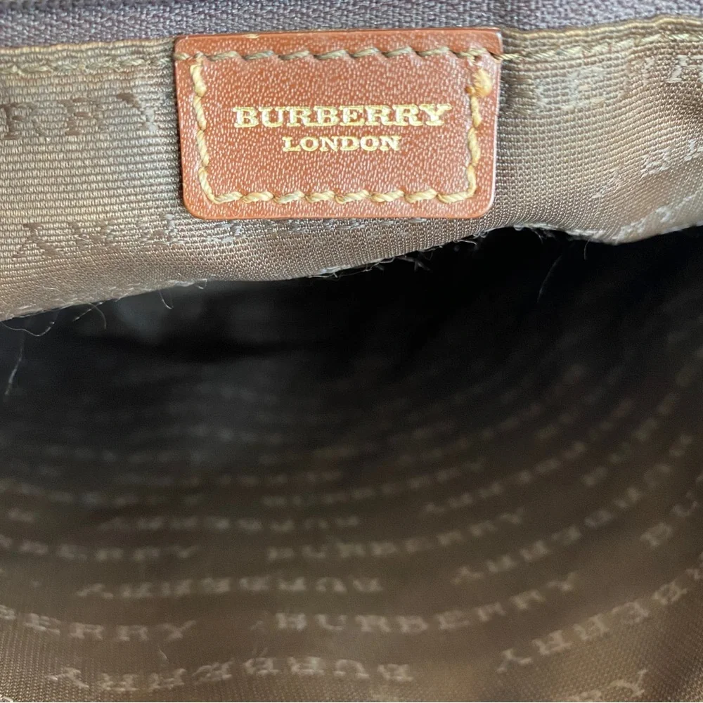 Burberry check tote